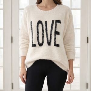 Joe Fresh LOVE Fuzzy Knit Sweater - MEDIUM